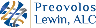 The logo for prevolos lewin, ac.